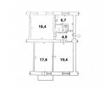 Юлиана Матвийчука (г. Полтава, Октябрьский район) - Продається квартира, 70000 $ - АФНУ